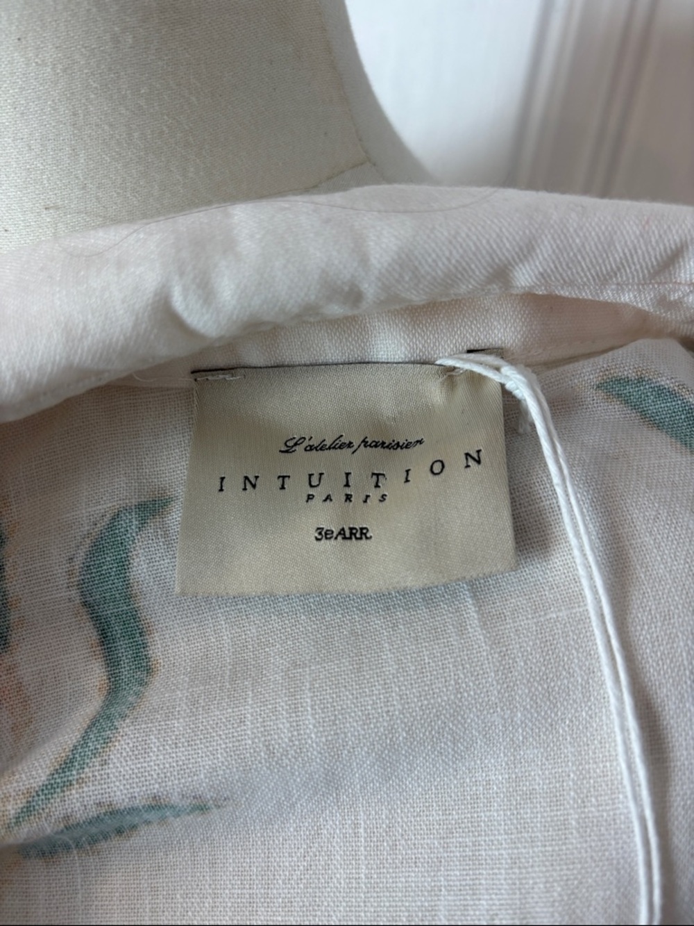 NWT INTUITION Paris Oversized High-Low Botanical Print Button-Up Shirt - M/L - Picture 6 of 9